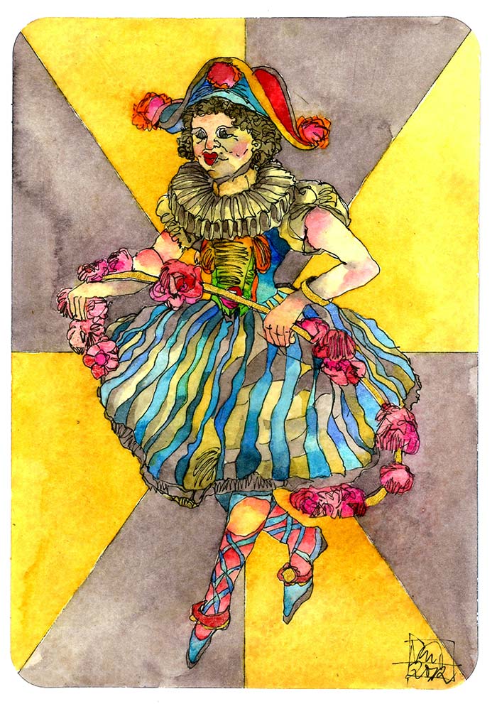 Bild "kleine Lady" aus der Serie "Circus" von Nadja Schüller-Ost