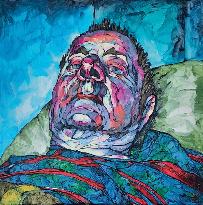 "Mein Vater" aus der Serie "Porträt im Quadrat"